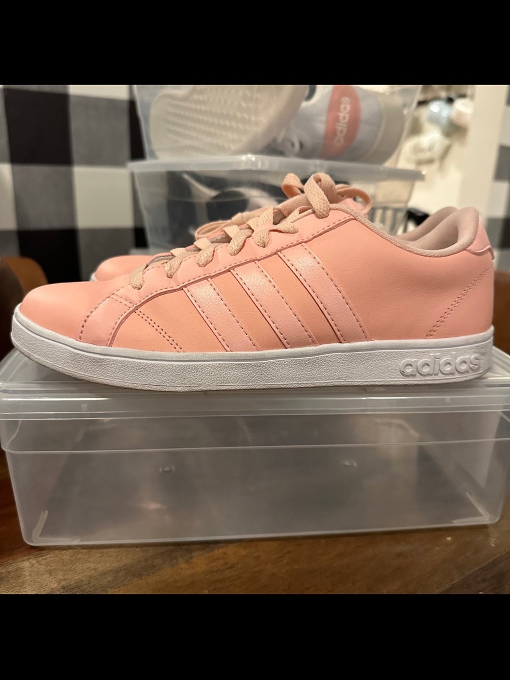 Adidas NEO Baseline Sneakers Vapor Pink Size 8